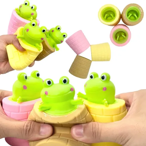 Zappeln Spielzeug Squishy Spielzeug Stress Spielzeug für Erwachsene Stress Angst Linderung Frosch