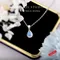 ITSMOS-Collier pendentif en pierre de lune en argent regardé s925, cadeaux de guérison, bijoux en pierre de lune goutte d