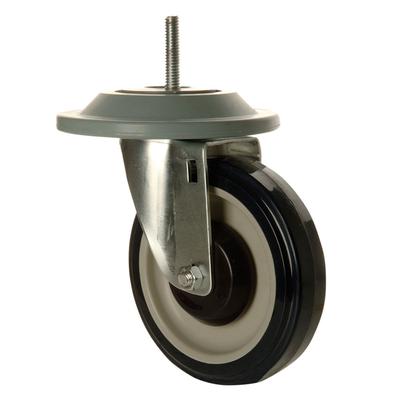 Focus FTCAST5 5" Stem Caster w/ 2 Swivel & 2 Brake, 2 Swivel, 2 Swivel w/ Brake, Non-Marking Tread