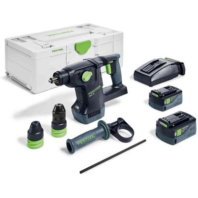 Festool Akku-Kombihammer KHC 18 5,0 EBI-Plus, incl. 2x Akku 5 Ah, Schnellladegerät, Zubehör, Image