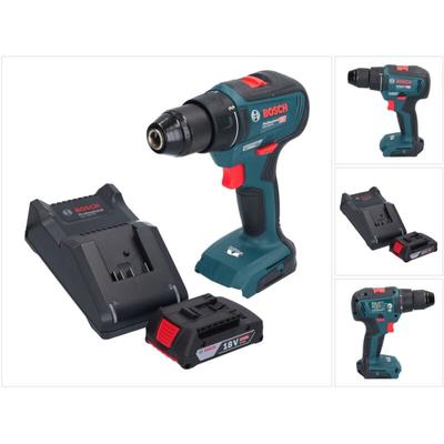 Bosch gsr 18V-55 Professional Akku Bohrschrauber 18 v 55 Nm Brushless + 1x Akku 2,0 Ah + Ladegerät Image