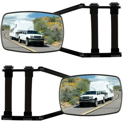 Wohnwagenspiegel 2 Stück universal Außenspiegel 2er Set für Wohnwagen und Caravan mit Gummiriemen,