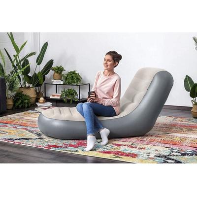 Trade Shop Traesio - Trade Shop - aufblasbarer sessel chaise sport liege 165X84X79 cm beflockte Image