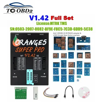 V1.42 V1.38 Full License Orange5 Lowest Price Programmer OEM orange5 With Full Adapter orange5 programmer High Quality Orange 5