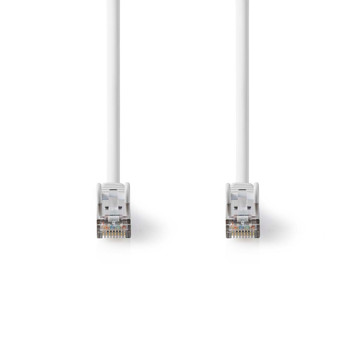 Nedis Cat 8.1-Netzwerkkabel - S/FTP - RJ45 Stecker - RJ45 Stecker - 1.00 m - Rund - LSZH - Weiss - Label Image
