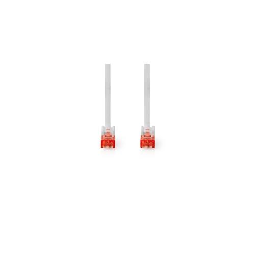 Nedis CAT6-Netzwerkkabel - RJ45 Stecker - RJ45 Stecker - U/UTP - 30.0 m - Rund - PVC - Weiss - Plastikbeutel