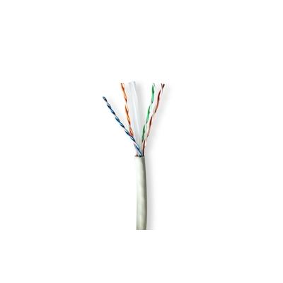 Nedis Netzwerk-Kabel Rollen - CAT6a - Solid - U/UTP - Kupfer - 305.0 m - Innenbereich - Rund - LSZH - Grau - Pull Box - ausziehbar Image