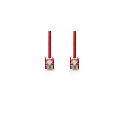 Nedis CAT5e-Netzwerkkabel - SF/UTP - RJ45 Stecker - RJ45 Stecker - 10.0 m - Rund - PVC - Red - Plastikbeutel