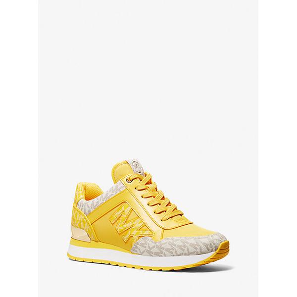 michael-kors-maddy-two-tone-signature-logo-and-mesh-trainer-yellow-6/