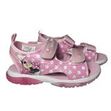 Disney Shoes | Disney's Minnie Mouse Toddler Girls' Lights-Up Sandals Size 10 Nwt Pink Strappy | Color: Pink | Size: 10g