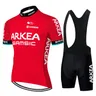 2024 roupa de ciclismo team ARKEA Cycling Jersey 12D pantaloncini con bretelle Set MTB uniforme