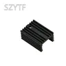 5 pz TO-220 triodo dissipatore di calore radiatore radiatore radiatore 21x15x10MM SCR nero