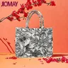 Jiomay Modetrends Strand tasche für Frauen Tier druck Handtasche Reise Innen tasche mit Reiß