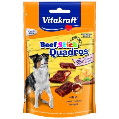 Vitakraft - Beef Stick Quadros plus Käse - 7 x 70g