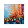 Oil Painting Handmade Hand Painted Square Wall Art Impression Waterlilies Canvas Painting Home Decoration Decor No Frame Painting Olny