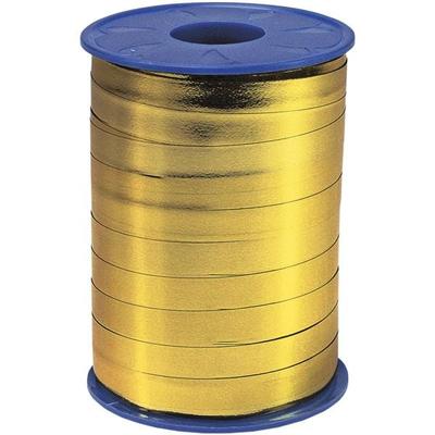 PRÄSENT Metallic Ringelband gold, 1 cm