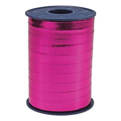 PRÄSENT Metallic Ringelband pink, 1 cm Image