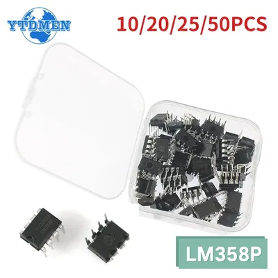 10-50PCS LM358P Operational Amplifier DIP8 LM358 IC Chip Kit Integrated Circuits Kit