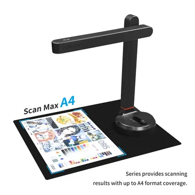 NETUM Book Scanner T101 Autofocus Document Scanner Max A4 A3 Size with Smart OCR Led Table Desk Lamp
