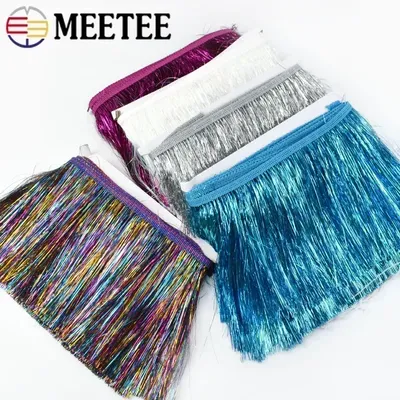 2/5/10Meters 15cm Fringe Tassel Lace Fringes Trim for Latin Dress Stage Clothes Curtains Laces
