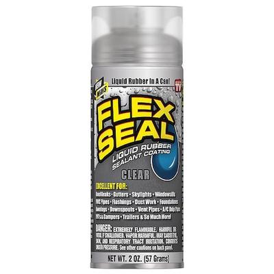 FLEX SEAL FSCLRMINI Leak Sealer 2 oz, Aerosol, Clear, Liquid