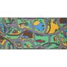 AWE - Tapis de jeu circuit - Playtime - 95 cm x 200 cm - Multicolor