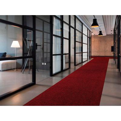 Läufer "MAGNUM, Made in Belgium", rot, B:100cm H:10,5mm L:2350cm, Polypropylen (PP), PRIMAFLOR-IDEEN IN TEXTIL, Teppiche, Schmutzfangläufer, Schmutzfangläufer, Schmutzfangteppich, Schmutzmatte, rutschhemmend Image
