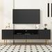 TV Stand for 70+ Inch TV, Entertainment Center TV Media Console Table, with Shelf, 2 Drawers and 2 Cabinets, TV Console Cabinet