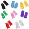 Elegante Kinder-Vollfinger-Handschuhe glänzende Singfeiern Pailletten-Handschuhe