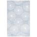 Blue/White 108 x 27 x 0.375 in Indoor Area Rug - Safavieh Ebony Area Rug Polyester/Wool | 108 H x 27 W x 0.375 D in | Wayfair EBN133M-29