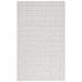 White 60 x 36 x 0.375 in Indoor Area Rug - Safavieh Ebony Wool Area Rug Wool | 60 H x 36 W x 0.375 D in | Wayfair EBN119G-3