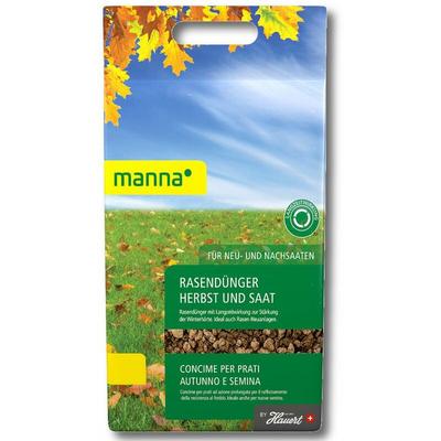 Manna Rasendünger Herbst und Saat 10 kg Herbstrasendünger Anwachshilfe Ansaat