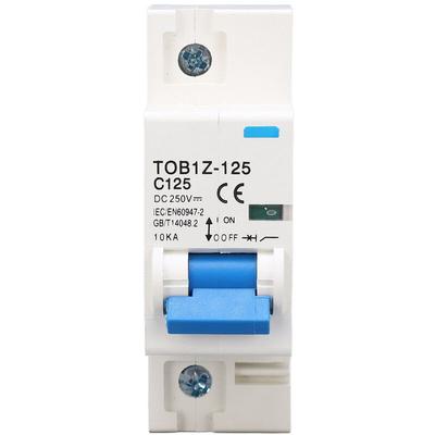 Eosnow - DC-Miniatur-Leistungsschalter 1P 125A 250V DIN-Schienenmontage für Solar-PV-System TOB1Z Image