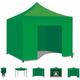 Taman Zelt/Gartenpavillon 3X3 Wasserdichtes Faltzelt für Messen und Märkte Farbe Grün