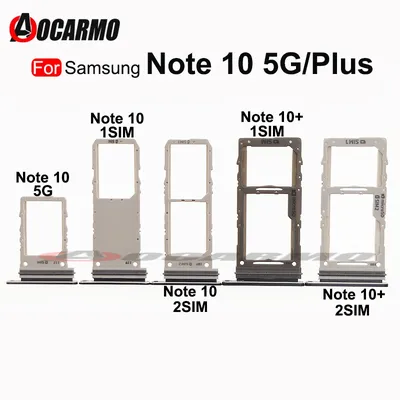 Sim Card Socket Slot Tray Reader Holder Micro SD Adapter For Samsung Galaxy Note 10 Plus 5G 10+ N970