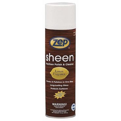 ZEP 021601 Sheen,Furniture Clnr-Polish,20n16,PK12