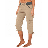 YDKZYMD Womens Capri Cargo Pants Golf Summer High Waisted Baggy Pants Hiking Outdoor Athletic Casual Joggers Pants Lightweight Drawstring Cropped Pants with Pockets Khaki XL