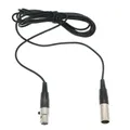 2m converti adattatore TA3F Mini 3Pin AKG TA4F 4Pin Shure a maschio XLR piccolo Standard 3.5mm cavo