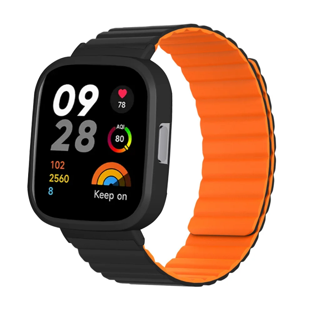 Magnetisches Silikonarmband für Redmi Watch 3. Uhrenarmband für Xiaomi Redmi Watch 3. Smartwatch. Ersatzarmband Correa Image