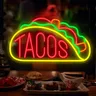 Tacos Leucht reklamen LED Leucht reklamen für Wand dekoration LED Neonlicht für Tacos Shop Bier Bar