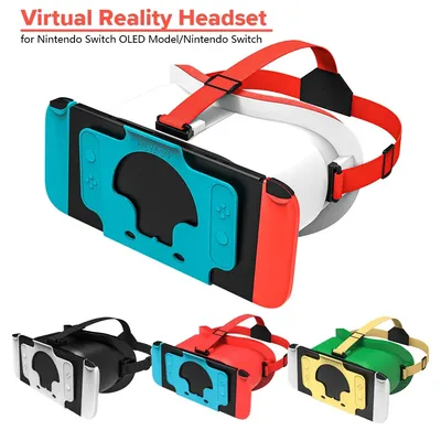 Vr headset für nintendo switch oled modell/nintendo switch 3d vr virtual reality headset brille switch vr labo brille headset Image