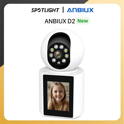 1080p Wifi Kamera Baby phone 4mp 2,4 Zoll Bildschirm Smart Home Überwachungs kamera Twao Way Audio Video Anruf Ptz Wifi IP-Kamera