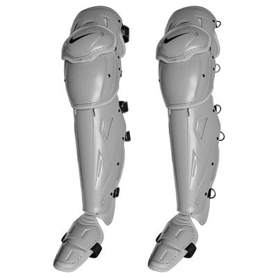 Nike Diamond Elite Baseball Catcher's Leg Guards Grey/Black