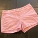 J. Crew Shorts | J.Crew Pink Chambray Preppy Y2k Shortie Chino Shorts 2 | Color: Pink | Size: 2