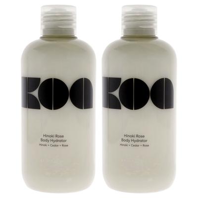 Hinoki Rose Body Hydrator by KOA for Unisex - 8 oz Hydrator - Pack of 2