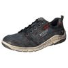 Sneaker MUSTANG SHOES, Herren, Gr. 45, blau (dunkelblau), Lederimitat, casual, Schuhe, Freizeitschuh, Halbschuh, Schnürschuh mit seitlichem Reißverschluss