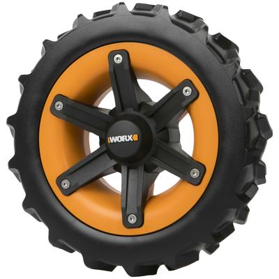 Ersatzrad WORX "Landroid Antriebs-Räder mit griffigem Profil", orange, 20,5cm, Räder, für weiche Böden