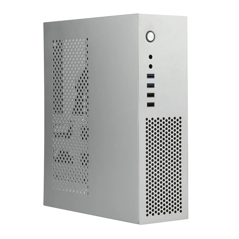 A10 7,3L M-ATX Chassis A4 HTPC Tragbarer Computer PC Unterstützung PCIe 2,5' SSD Laufwerk Mini Flex PSU Gehäuse Image