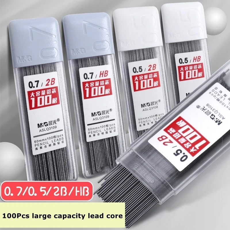 2b/hb mechanische Bleistift leitungen Set 0.5/0,7mm automatische Bleistift kern Schüler schreiben Malerei Nachfüllungen Büro Schul material Image