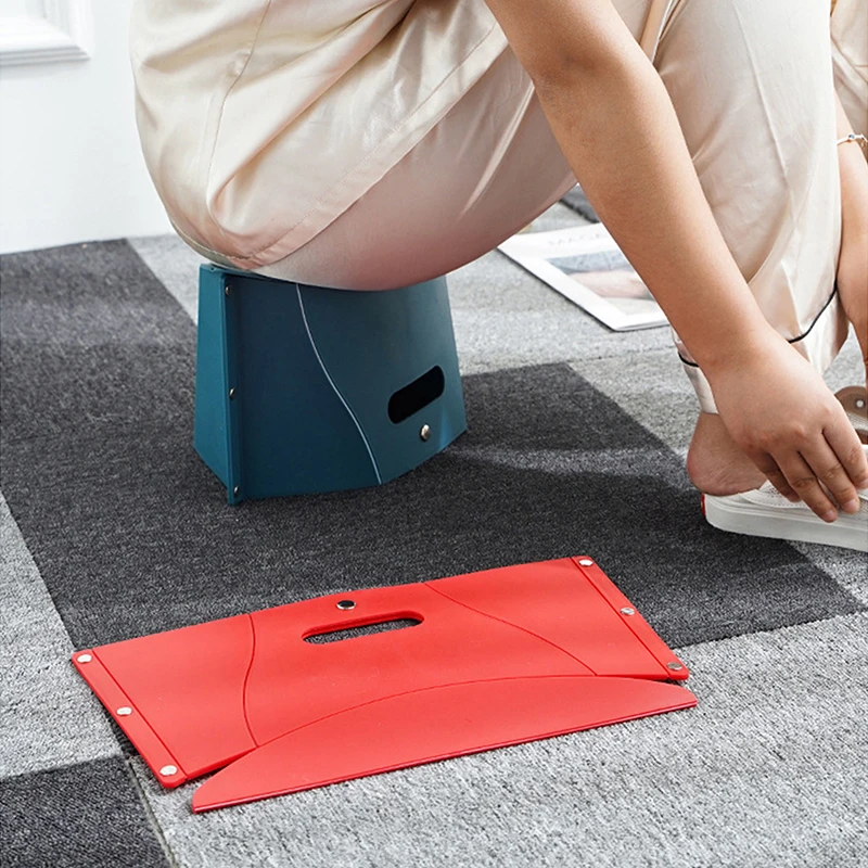 Kunststoff tragbarer Klapp hocker Außen stühle tragbarer Hocker für Camping Aufbewahrung shocker Aufbewahrung shocker Klappstuhl